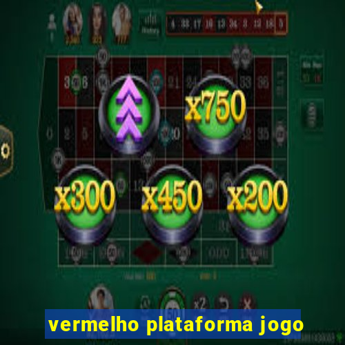 vermelho plataforma jogo